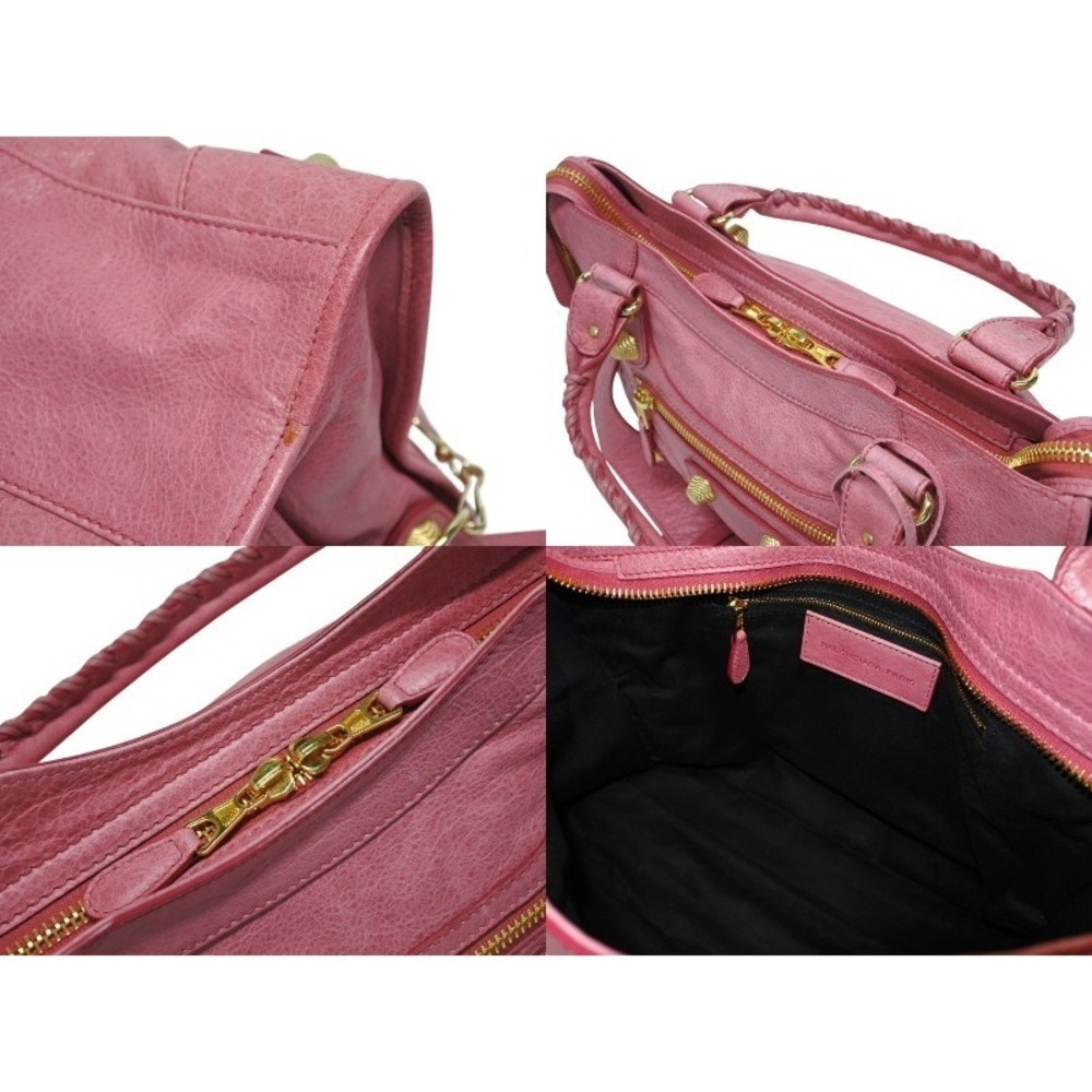 BALENCIAGA The Giant City Handbag Pink - Picture 6 of 7